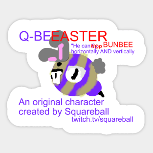 LIMITED DROP: Q-BEEASTER BUNBEE Sticker